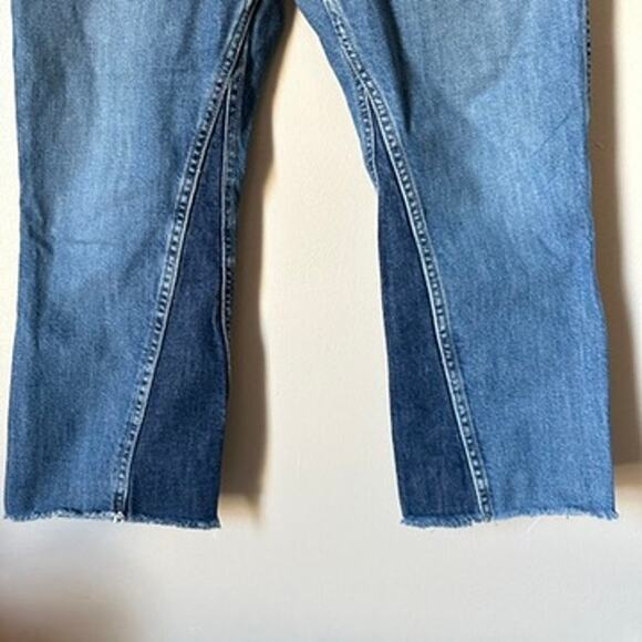 Everlane The Cheeky Bootcut Jean Womens Size 32 Crop Medium Blue Denim Classic - Picture 4 of 9